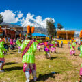 アンデスの小さな村のお祭り：ワスカラン国立公園